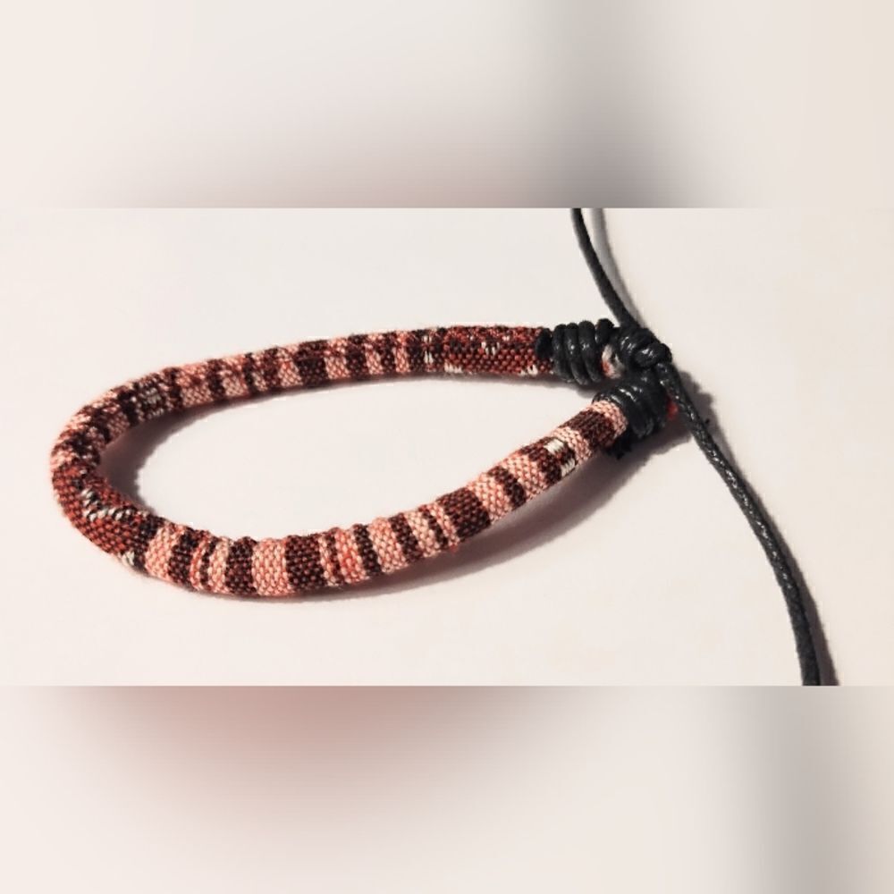 Men's bracelet stripped hemp punk new d23‎